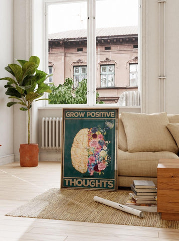 Toile - Grow positive thoughts