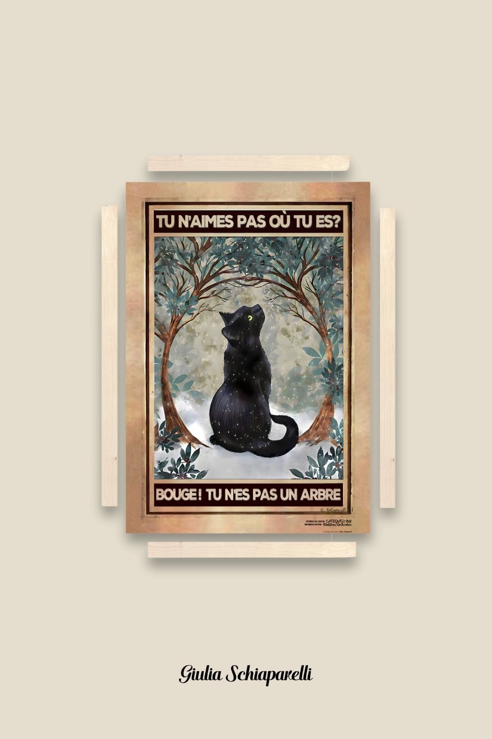 Tu n'aimes pas où tu es? Bouge! Tu n'es pas un arbre