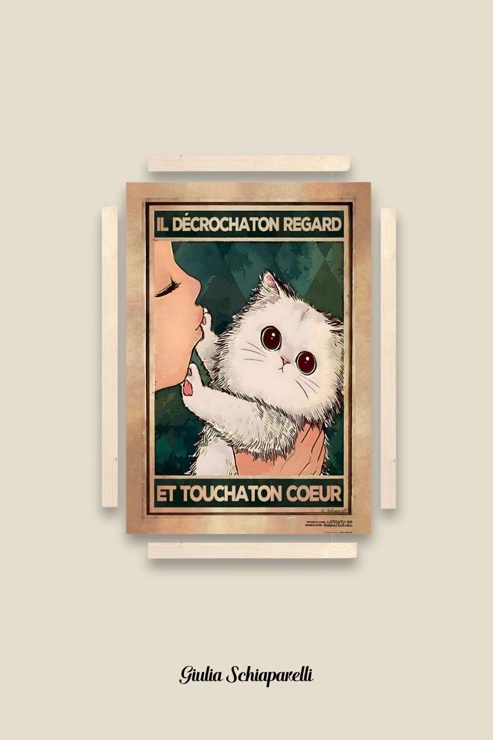 Il décrochaton regard et touchaton coeur