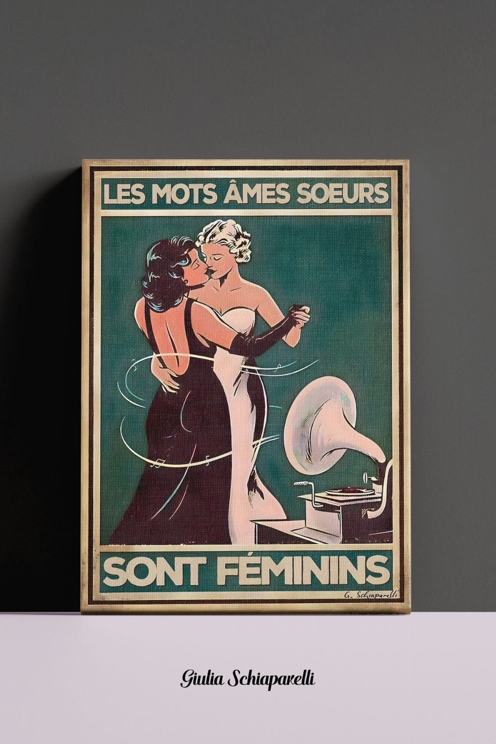 Les mots âmes soeurs sont féminins